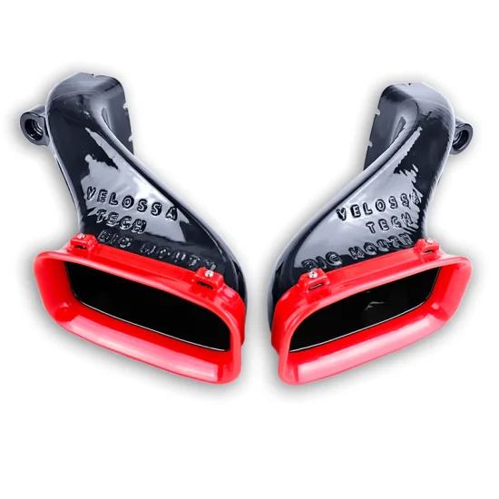 (image for) Velossa Tech Genesis G70 2.0T & 3.3T Dual Big Mouth Ram Air Intake Snorkels 2022 – 2025