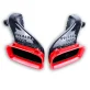 (image for) Velossa Tech Genesis G70 2.0T & 3.3T Dual Big Mouth Ram Air Intake Snorkels 2022 – 2025