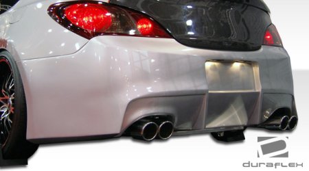 (image for) Extreme Dimensions Genesis Coupe Fiberglass Circuit Rear Bumper 2010 -2016