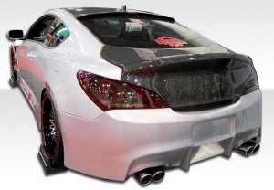 Extreme Dimensions Genesis Coupe Fiberglass Circuit Rear Bumper 2010 -2016