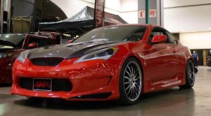 VIS Racing Genesis Coupe AMS Fiberglass Complete Body Kit 2010 - 2012