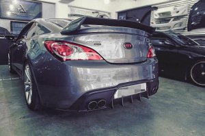 Vis Racing Genesis Coupe VIP Type 2 Fiberglass Rear Diffuser 2010 - 2016