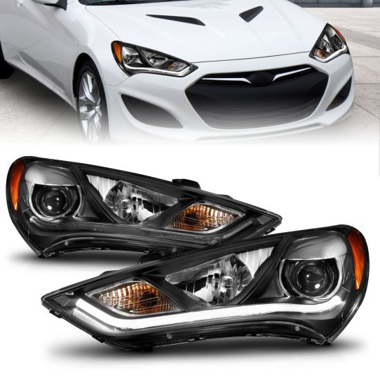 (image for) Anzo Genesis Coupe Plank Style HID Headlights 2013 – 2016 - Click Image to Close