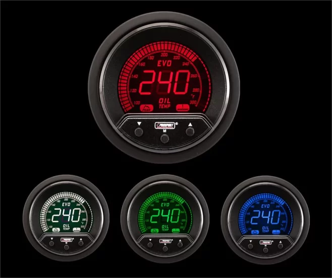 (image for) Prosport Premium Evo Digital Oil Temperature Gauge - Click Image to Close