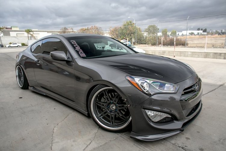 (image for) RK Sport Genesis Coupe Extractor Carbon Fiber Hood 2013 - 2016 - Click Image to Close