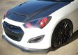 (image for) RK Sport Genesis Coupe Ram Air Fiberglass Hood 2013 - 2016