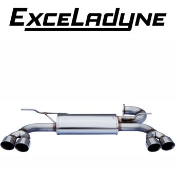 (image for) Exceladyne Genesis Coupe 2.0T & 3.8 Axle Back Exhaust 2010 - 2012