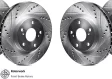 (image for) Rotorworks Genesis Coupe Brembo Drilled & Slotted Zinc Coated Rotors FRONT Pair 2010 - 2016