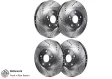 (image for) Rotorworks KIA EV6 Zinc Coated Drilled & Slotted Rotors Front Pair 2022 – 2023