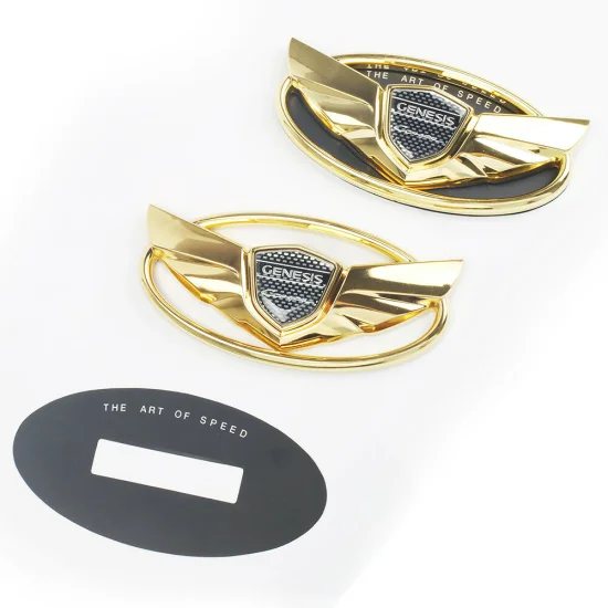 (image for) The Art of Speed Genesis Coupe Wing Emblem Set - Gold