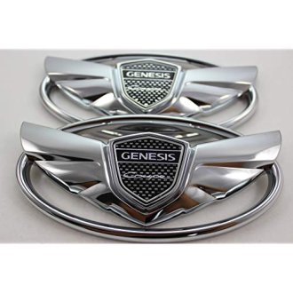 (image for) The Art of Speed Genesis Coupe Wing Emblem Set - Chrome 