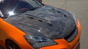 ABS Dynamics Genesis Coupe H2 Carbon Fiber Hood 2010 - 2012