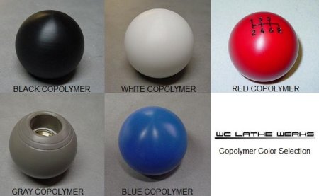 (image for)  Lathewerks Copolymer Sphere Shift Knob - Various Colors 2013 Genesis Coupe 