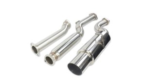 ISR PERFORMANCE Genesis Coupe 2.0T GT Polished Tip Single Exit Cat Back Exhaust System 2010 - 2014