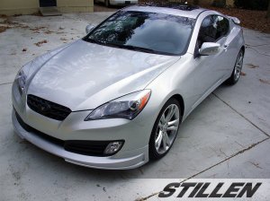 Stillen Genesis Coupe Polyurethane Front Lip 2010 - 2012