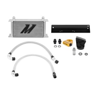 (image for) Mishimoto Genesis Coupe 3.8 Silver Thermostatic Oil Cooler Kit 2010 - 2016