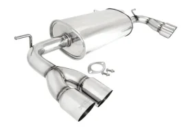 Megan Racing Genesis Coupe 2.0T & 3.8 Rolled Burnt Tips Axle Back Exhaust 2010 - 2012