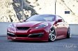 (image for) M&S Genesis Coupe Fiberglass Side Splitter Side Skirts Pair 2010 - 2016