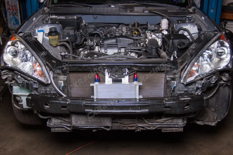 (image for) CX Racing Genesis Coupe 2.0T External Oil Cooler Kit 2010 – 2014