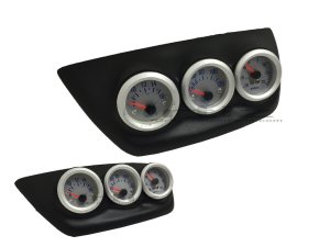 Ortiz Customs Genesis Coupe Triple Gauge Pod Bezel (Blue Screen Bezel)