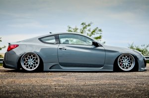 Sarona Genesis Coupe Fiberglass Side Skirts Pair 2010 - 2016