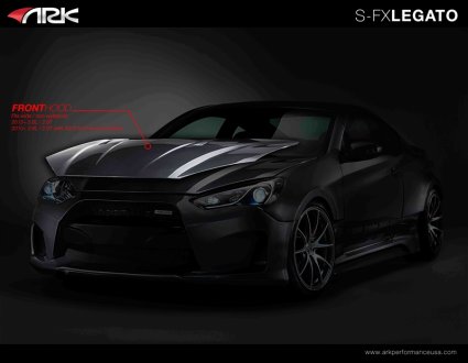 (image for) Ark Performance Genesis Coupe S-FX Legato Carbon Fiber Hood 2013 - 2016