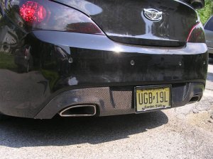 Sequence Genesis Coupe Carbon Fiber Rear Diffuser 2010 - 2016