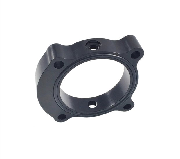 (image for) Torque Solution Genesis Coupe 2.0T Black Throttle Body Spacer 2013 - 2014