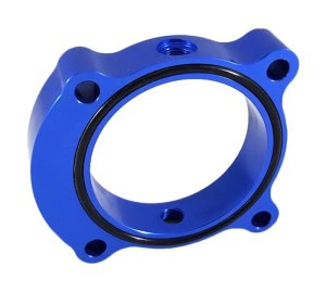 (image for) Torque Solution Genesis Coupe 2.0T Blue Throttle Body Spacer 2013 - 2014