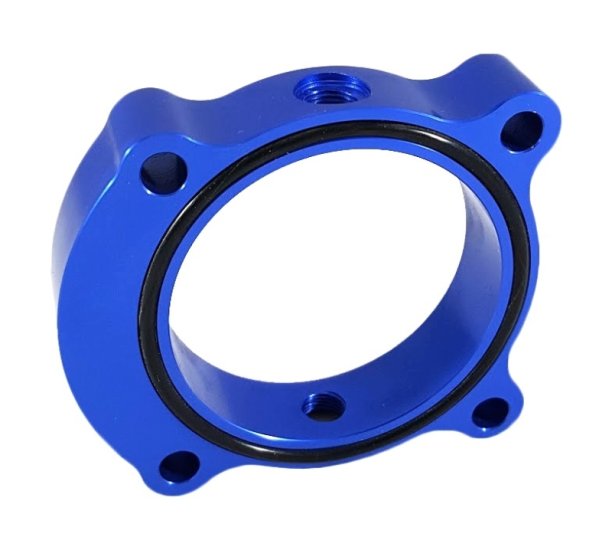 (image for) Torque Solution Genesis Coupe 2.0T Blue Throttle Body Spacer 2013 - 2014 - Click Image to Close