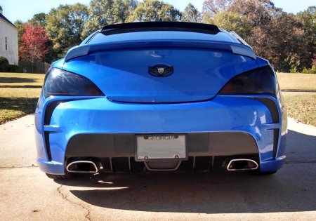 (image for) Vega Genesis Coupe Fiberglass Rear Bumper 2010 -2016