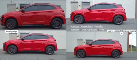 (image for) Whiteline Veloster Performance Lowering Springs 2019 – 2022