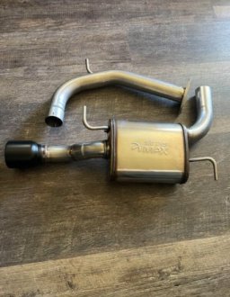 (image for) Evilla Motorsports Santa Cruz Non – Turbo Axle Back Exhaust System with Exhaust Tip 2022 – 2025