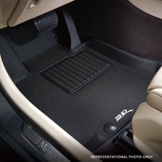 (image for) 3D MAXpider Santa Cruz Floor Mats Kagu Black Set 2022 – 2024