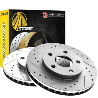 (image for) CQUENCE KIA Stinger Street Rotors Front & Rear Set 2018 – 2023