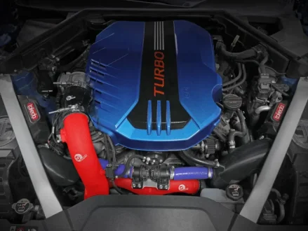 (image for) AFE BladeRunner Genesis G70 3.3 Aluminum 3 inch Charge Pipe Kit Red 2019 – 2025