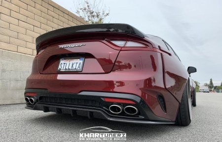 (image for) ADRO KIA STINGER GT V1 CARBON FIBER REAR DIFFUSER 2018 – 2021