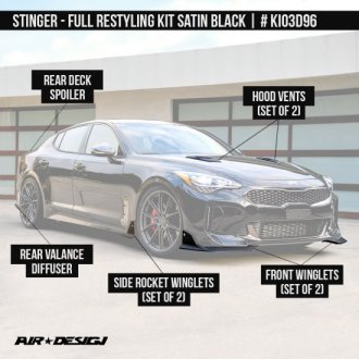 (image for) Air Design KIA Stinger 3.3T GT Polyurethane Lip Kit 2018 – 2023