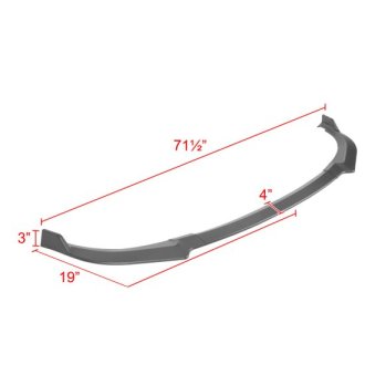 (image for) Spec-D KIA Stinger Front Lip Matte Black 3PC 2018 – 2021