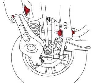 (image for) SPC Performance Santa Cruz Camber Bolts 2022 – 2024