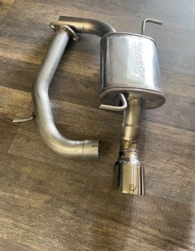 Evilla Motorsports Santa Cruz Non – Turbo Axle Back Exhaust System with Exhaust Tip 2022 – 2025