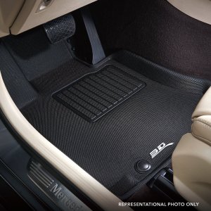 3D MAXpider Santa Cruz Floor Mats Kagu Black Set 2022 – 2024