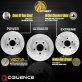 (image for) CQUENCE KIA Stinger Street Rotors Front & Rear Set 2018 – 2023