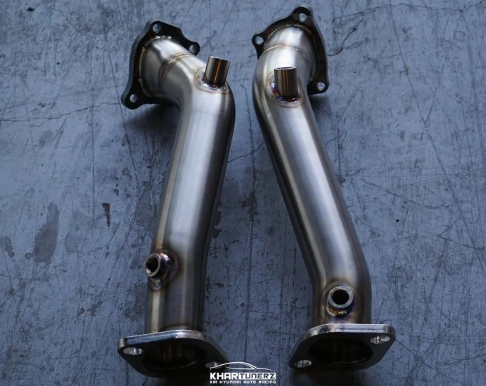 (image for) NGT Performance KIA Stinger & G70 3.3T Catless O2 housing (Primary) 2018 – 2025