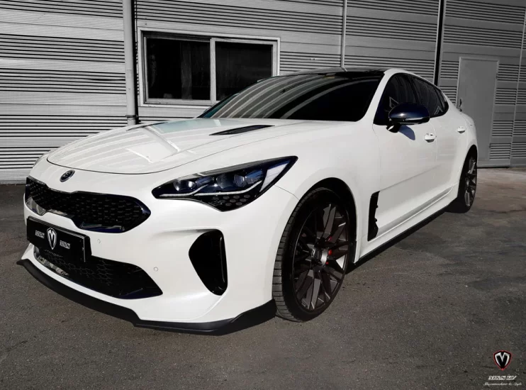 (image for) M&S KIA Stinger Ver.1 ABS Front Splitter 2018 - 2023 - Click Image to Close