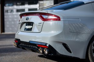 MBRP KIA Stinger 3.3 Carbon Fiber Quad Tip Exhaust Kit 2018 – 2021