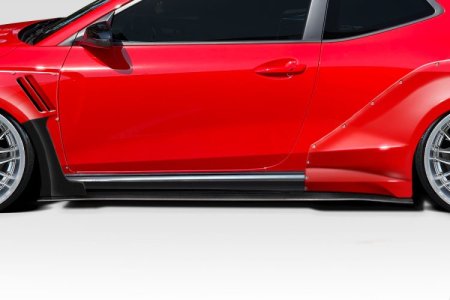 (image for) Extreme Dimensions Veloster Duraflex Aerotune Side Skirt Rocker Panels 2019 – 2022