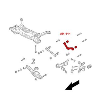 (image for) Godspeed VELOSTER (JS) ADJUSTABLE CAMBER REAR CONTROL ARMS 2019 – 2023