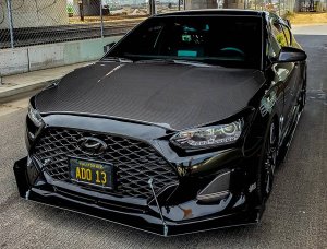 VIS Racing Veloster OEM Style Carbon Fiber Hood 2019 – 2022