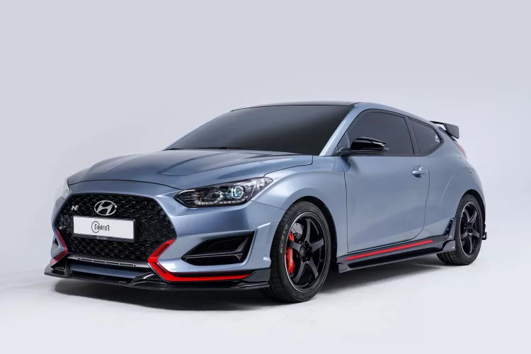 (image for) ADRO Veloster N Carbon Fiber Lip Kit 2019 – 2022